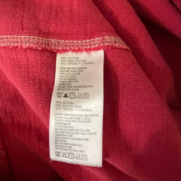 Men's Tommy Bahama Tobago Bay Half-Zip Pullover Red XXL - Picture 7 of 9